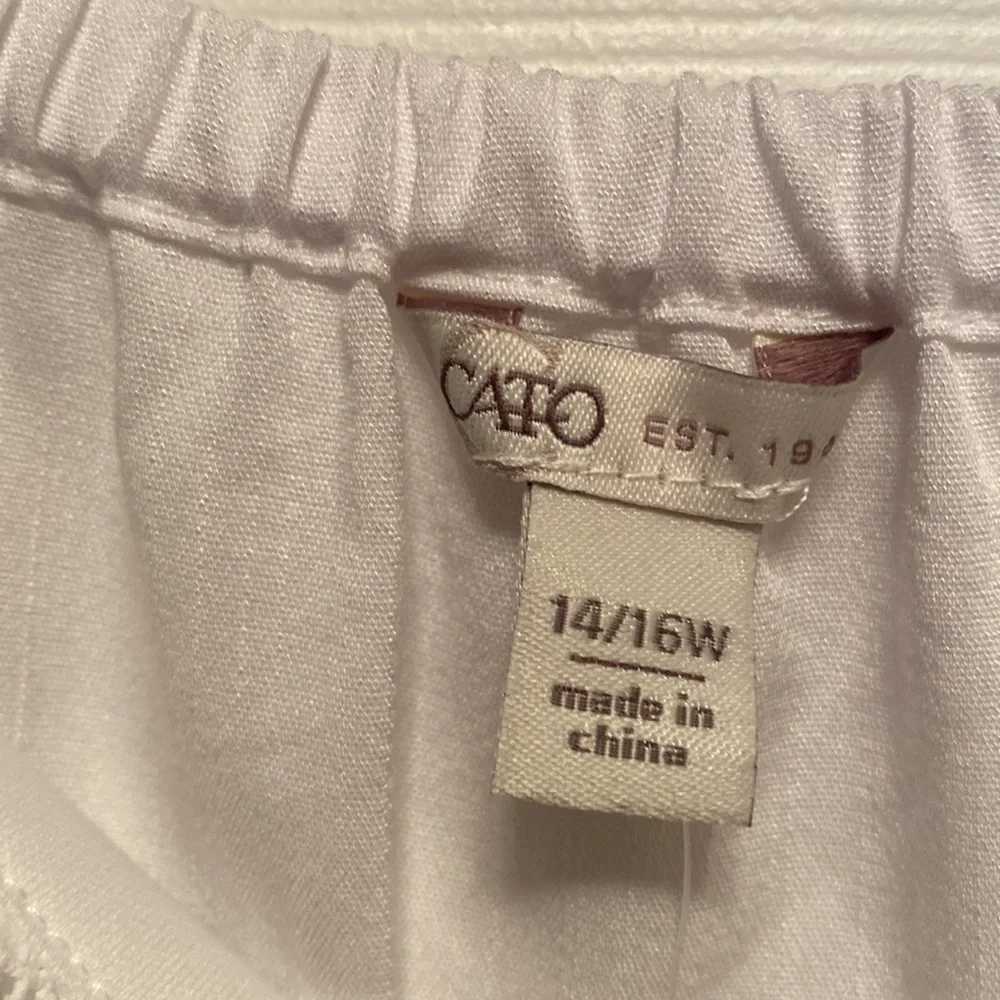 Brand New Cato White Dress…size 14/16W - Picture 3 of 4